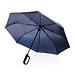 Yara 21“ AWARE™ rPET Regenschirm mit Karabiner, navy blau