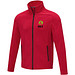 Zelus Fleecejacke für Herren, rot,  M