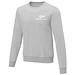 Zenon Herrenpullover mit Rundhalsausschnitt, heather grau, L