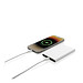 4.000mAh Type-C Powerbank aus RCS recyeltem ABS & Aluminium, silber