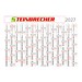 Clever-Plan-Wandplaner 2027, abwaschbar, ohne Druck