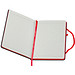 Notizbuch BlackLine, DIN A5, schwarz/rot