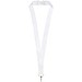 Addie Sublimation Lanyard mit Sicherheitsverschluss aus recyceltem PET Kunststoff, weiss, 15mm
