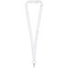 Addie Sublimation Lanyard mit Sicherheitsverschluss, weiss, 20mm