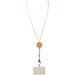 Adhab Smartphone Lanyard mit Bambusdetails, weiss