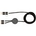 Alasia 150 cm 5-in-1 Kabel aus recyceltem Kunststoff für Datenübertragung und 27W Schnellladung, schwarz