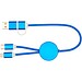 Alasia 30 cm 5-in-1 Kabel aus recyceltem Kunststoff für Datenübertragung und 27W Schnellladung, royalblau