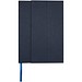 Alejandra A5 Hardcover Notizbuch aus recyceltem Leder, Ozeanblau