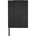 Alejandra A5 Hardcover Notizbuch aus recyceltem Leder, schwarz