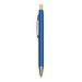 Aluminium-Kugelschreiber BAMBOO PUSHER,blau