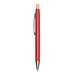 Aluminium-Kugelschreiber BAMBOO PUSHER,rot