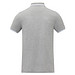 Amarago Polo mit abgesetztem Rand für Herren, heather grau, L