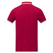 Amarago Polo mit abgesetztem Rand für Herren, rot, L