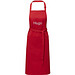 Andrea 240 g/m² Schürze mit verstellbarem Nackenband, rot