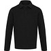 Apollo 245 g/m² Langarm Poloshirt Unisex, schwarz, 3XL