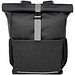 Aqua 15 wasserabweisende Fahrradtasche aus GRS Recyclingmaterial 20 L, schwarz