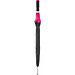 Automatik-Regenschirm Border, schwarz/pink
