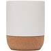 Bari 300 ml Sublimation Keramiktasse mit Korkdetails, weiss
