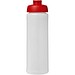 Baseline® Plus 750 ml Flasche mit Klappdeckel, transparent/rot