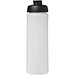 Baseline® Plus 750 ml Flasche mit Klappdeckel, transparent/schwarz