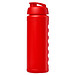 Baseline Plus grip Sportflasche mit Klappdeckel, 750 ml, rot