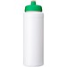 Baseline® Plus grip 750 ml Sportflasche mit Sportdeckel, weiß/grün