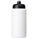 Baseline Recycelte Sportflasche, 500 ml, weiß/schwarz
