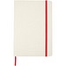 Bass A5 recyceltes Notizbuch, liniert, rot