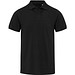 Beryl 220 g/m² Kurzärmeliges Poloshirt Bio-Recyclingmaterial (OCS), unisex, schwarz, L