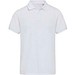 Beryl 220 g/m² Kurzärmeliges Poloshirt Bio-Recyclingmaterial (OCS), unisex, weiss, L