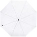 Birgit 21'' faltbarer winddichter Regenschirm aus recyceltem PET, weiss