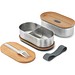 Black+Blum Stainless Steel Double Bento Box, grau