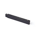 Metrie® Holz-Zollstock "Block 52", 2 m, schwarz, silberne Skala