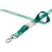 Bucks Sublimation Lanyard mit Schnappverschluss aus recyceltem PET Kunststoff, weiss, 15mm