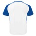 Bugatti T-Shirt Unisex aus recyceltem Material, weiß / royalblau, S