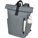Byron 15,6 Zoll GRS RPET Roll-Top Rucksack 18 L, hellgrau