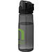 Capri Tritan Sportflasche, 700 ml, transparent schwarz