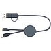 Citala 30 cm 5-in-1 Kabel aus recyceltem Kunststoff für Datenübertragung und 27W Schnellladung, Hale Blue