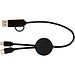 Citala 30 cm 5-in-1 Kabel aus recyceltem Kunststoff für Datenübertragung und 27W Schnellladung, schwarz