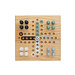 Claire Ludo-Spiel aus Holz, braun