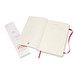 MOLESKINE® Notizbuch Classic Softcover L, liniert, scarlet red