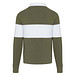 Clyde Rugby Polo Sweatshirt Unisex, grün / weiß, XS