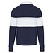Clyde Rugby Polo Sweatshirt Unisex, navy / weiß, XS