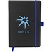Color Edge Notizbuch, DIN A5, liniert, schwarz/royalblau