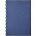 Desk-Mate® A5 farbiges Notizbuch mit Spiralbindung, dunkelblau