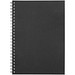 Desk-Mate® A5 farbiges Notizbuch mit Spiralbindung, schwarz