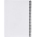 Desk-Mate® A5 Spiralnotizbuch mit bedruckter Rückseite, 50 Seiten, schwarz/weiß