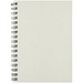 Desk-Mate® A6 farbiges recyceltes Notizbuch mit Spiralbindung, elfenbeinweiß