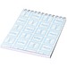 Desk-Mate® A6 Notizbuch mit Spiralbindung, weiß, 80 pages