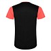 Detroit Sport T-Shirt für Kinder, Fluor Coral / schwarz, 12
